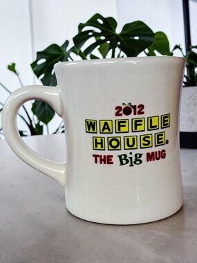 Waffle House Christmas 2012 Holiday Coffee Mug Cup by Tuxton Happy Holidays